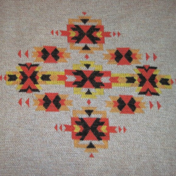 Kensie Tribal Print sweater - Picture 3 of 4
